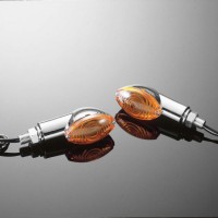 Highway Hawk H68-5061 Blinkry Cateye malé chrom 2ks